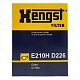 Фильтр масляный Hengst E210H D226 (HU 6006 Z, O-117) Toyota Auris I, II, Avensis III, Corolla X, XI