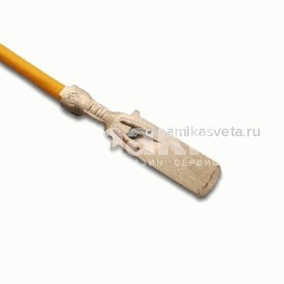 Разъем плоский "папа" неизолированный с замком с проводом DEON РП-ПЗ-15063 (6,3мм;1*1,50мм²*110мм)
