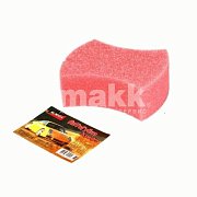 Губка ALMEGA крафт пористая  цвет в ассортименте 180х140х65мм