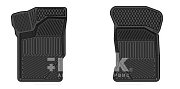 Коврики в салон LADA Granta 2190 передний ряд к-т 2шт черный SRTK PER.LD.GR.01003