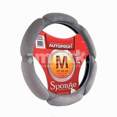 Оплетка спонж серая Autoprofi Алькантара 6 подушек 25шт/уп SP-5026 L.GY (M)