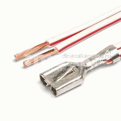 Разъем плоский CARGEN "мама" АХ-385/2 серии 6.3 (с фиксацией)