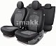 Чехлы автомоб. JACQARD жаккард 11 предм 2 молн чёрн/серые AIRBAG JAC-1102 SKYNET