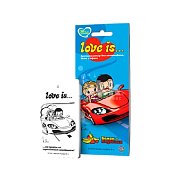 Ароматизатор подвесной LOVE IS - БАНАН-КЛУБНИКА (картоный) 11г LI K 0002