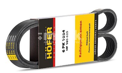 Ремень поликлиновой 6PK1054 УАЗ 3160, Хантер дв.ЗМЗ 409 HF 103 625 Hofer
