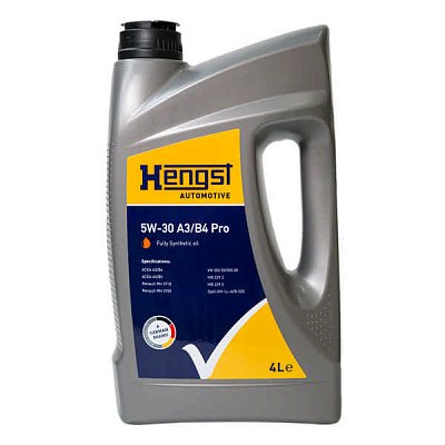 Масло моторное Hengst 5W30 A3/B4 Pro синтетическое 4л