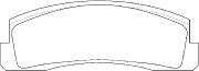 Колодки тормозные дисковые передние BP40230 SB NAGAMOCHI