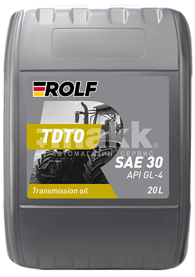 Масло трансмиссионное ROLF TDTO SAE 30  20л