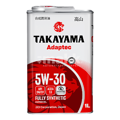 TAKAYAMA  5W30 синт API SN/CF C3  1л  (12шт/уп) металл