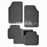 Коврики-ванночка 4 предмета вырезаемые Autoprofi черные (6ком/уп) FIX-515 BK