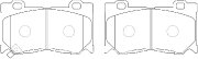 Колодки тормозные дисковые передние BP50389 SB NAGAMOCHI