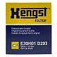 Фильтр масляный Hengst E20H01 D293 (HU 711 X, HU 711/2 X,  O-406) Ford Mondeo; Mazda 6