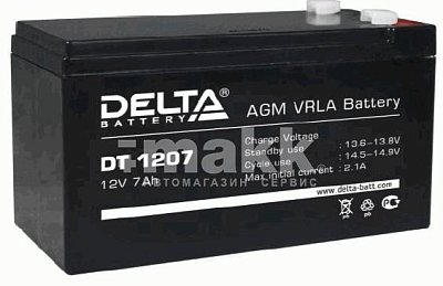 Аккумуляторная батарея Delta 12В 7 Ач DT 1207