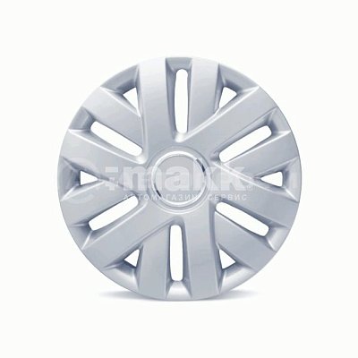 Колпаки Autoprofi  пластик регулир обод к-т 4пр металлик 14"(350мм) 4шт/уп WC-1145 SILVER (14)