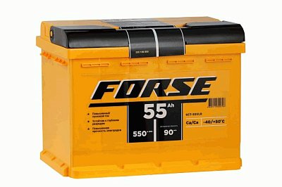 Аккумуляторная батарея 55 Ач Forse о/п  24,2*17,5*19