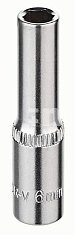 Головка торцевая глубокая шестигранная 1/4" 6 мм Кraft 700653