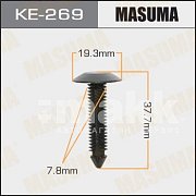 Клипса пластм. крепежная KE-269 Европа Masuma