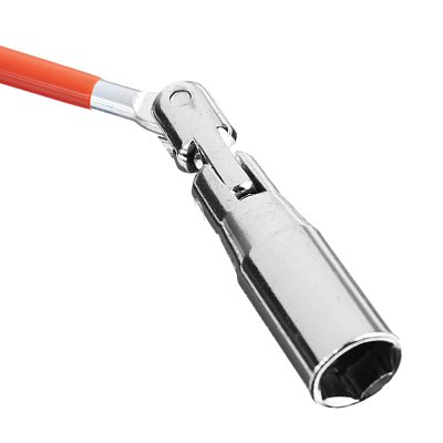 Ключ свечной 500 мм, с карданным шарниром, 21 мм (матовый, усиленный) Ермак