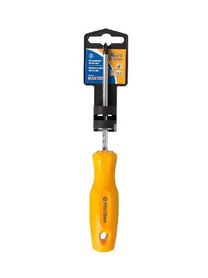 Отвертка крестовая PH1х100 мм Кraft Master KT 700461, сталь CrV 