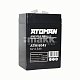 Аккумулятор ATOMAN  6В  4,5Ач для ИБП, резервирование