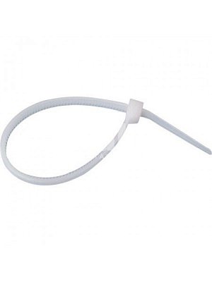 Хомут-стяжка 3,6*250 Труд нейлон белый 100шт/уп