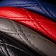 Оплетка  экокожа черная Autoprofi Car Performance обьемная прострочка 25шт/уп CP-2012 BK (M)