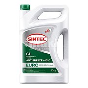 Антифриз SINTEC Euro (-40) зеленый 10кг G11