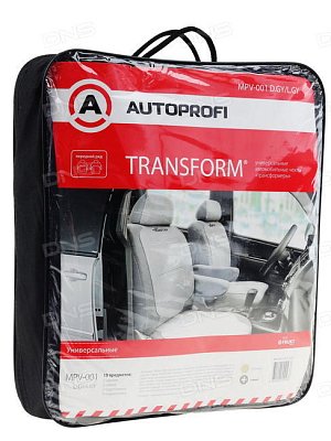 Чехлы transform для микроавтобусов, минивэнов и джипов MPV-001 D.GY/L.GY (M)
