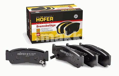 Колодки тормозные задние HF 350 912 HOFER
