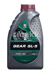 Масло трансмиссионное Лукойл GEAR 75W90 п/синт. API GL-5 1л 