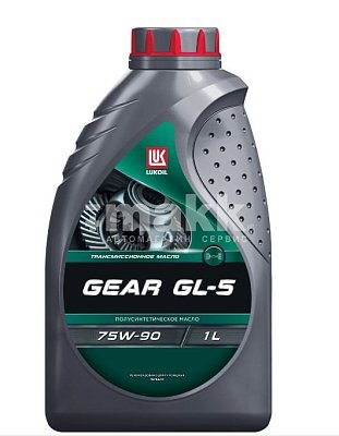 Масло трансмиссионное Лукойл GEAR 75W90 п/синт. API GL-5 1л 