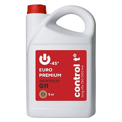 Антифриз  Control T Europremium (-45) 5кг G11 красный