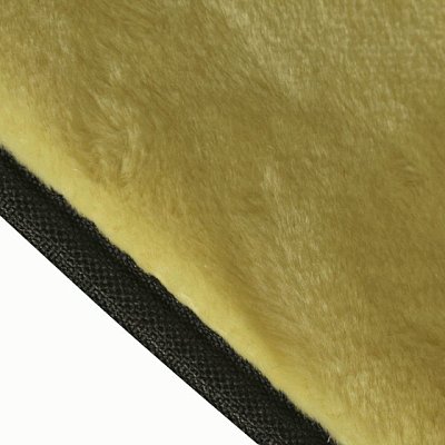 Накидка на сиденье бежевая светло GS искусственный мех короткий ворс 1 шт