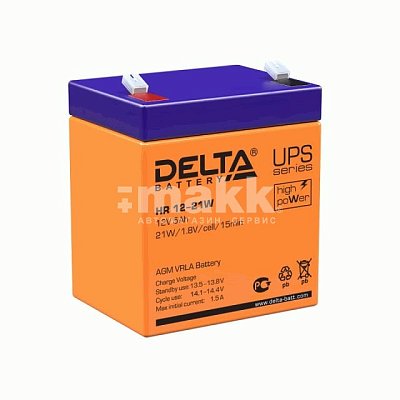 Аккумуляторная батарея Delta 12В 5Ач (21W) HR 12-21 W