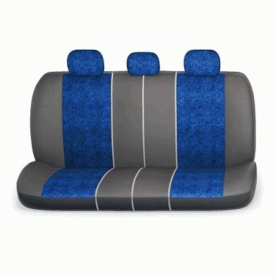 Чехлы MULTI COMFORT 11 предметов чёрно/синии MLT-1105GV BK/BL АКЦИЯ