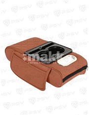Органайзер на подлокотник экокожа 9*20*24 коричневый PSV Pillow 138909