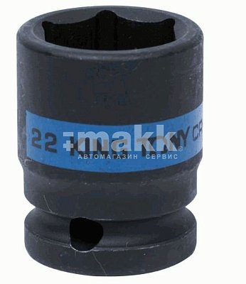 Головка торцевая ударная шестигранная 1/2", 22 мм King Tony 453522M