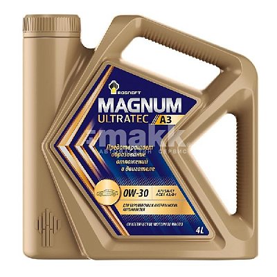 Масло моторное Rosneft Magnum Ultratec A3 0W30 синт. API SN/CF ACEA A3/B4  4л