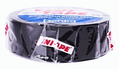 Изолента виниловая 9м 19мм Denka Vini Tape черная 04068 Премиум "В"