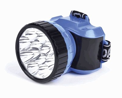 Фонарь SMARTBUY налобный. аккум. 12 LED синий (SBF-26-B)