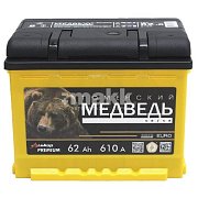 Аккумуляторная батарея 62 Ач Тюменский медведь LA о/п  