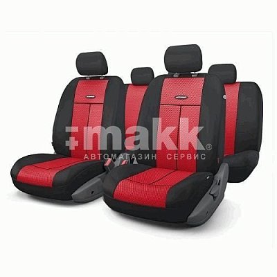 Чехлы Autoprofi AIRBAG TT-902M BK/RD