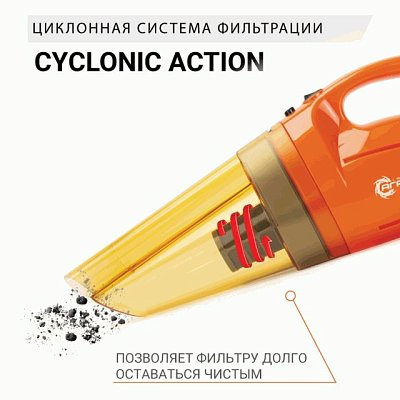 Пылесос автомоб "Агрессор" 12V 100W шнур 4м 2 насадки сумка 6шт/уп AGR-140 Smerch