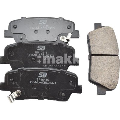Колодки тормозные дисковые задние HYUNDAI Santa Fe, Kia Sorento GENESIS G70 BP10415 SB NAGAMOCHI