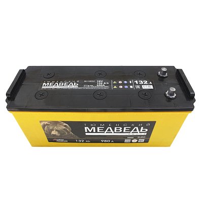 Аккумуляторная батарея 132 Ач Тюменский медведь LA п/п   51,3*18,9*22,6