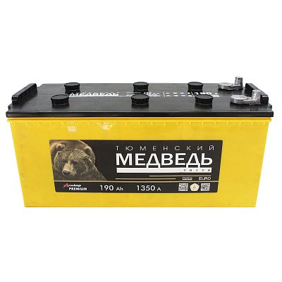 Аккумуляторная батарея 190 Ач Тюменский медведь LA п/п (конус)  51,8*22,8*23,8
