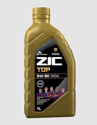 Масло моторное ZIC TOP SAE 5W30  синтетическое 1л