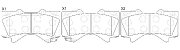 Колодки тормозные передние дисковые BP21541 SB NAGAMOCHI