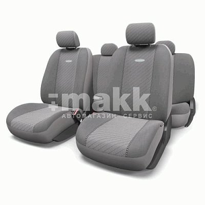 Чехлы универсальные GOBELEN GOB-1105 GY/LINE (M)