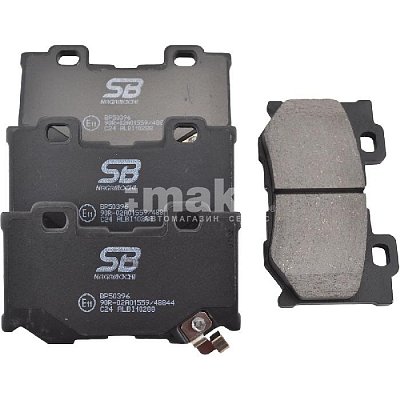 Колодки тормозные дисковые задние BP50396 SB NAGAMOCHI